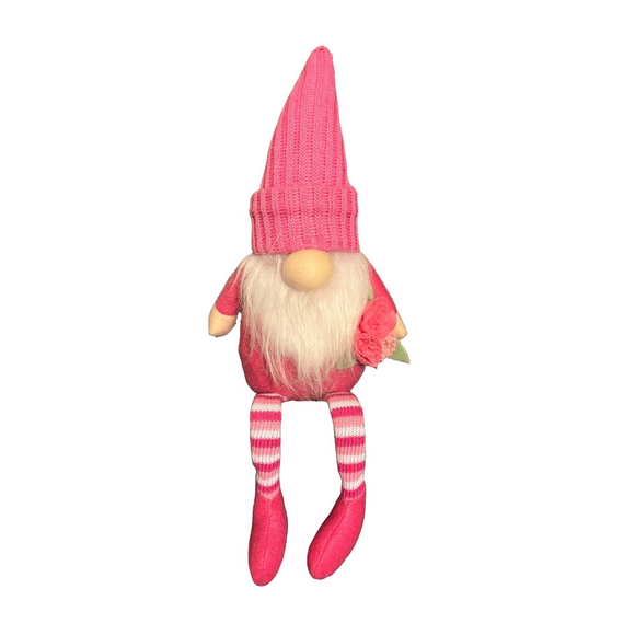 Other - Pink Valentine’s Day Gnome Shelf Sitter Plush Decor Rose Spring Tiered Tray Deco